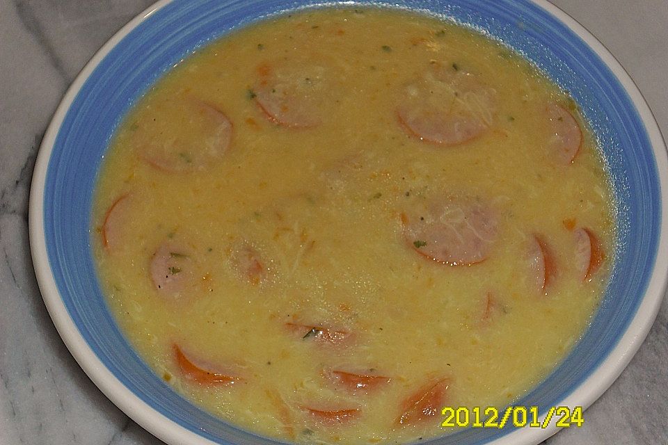 Sahnige Kartoffelsuppe