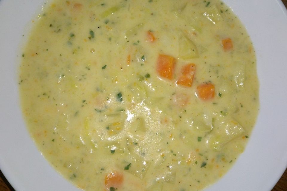 Sahnige Kartoffelsuppe