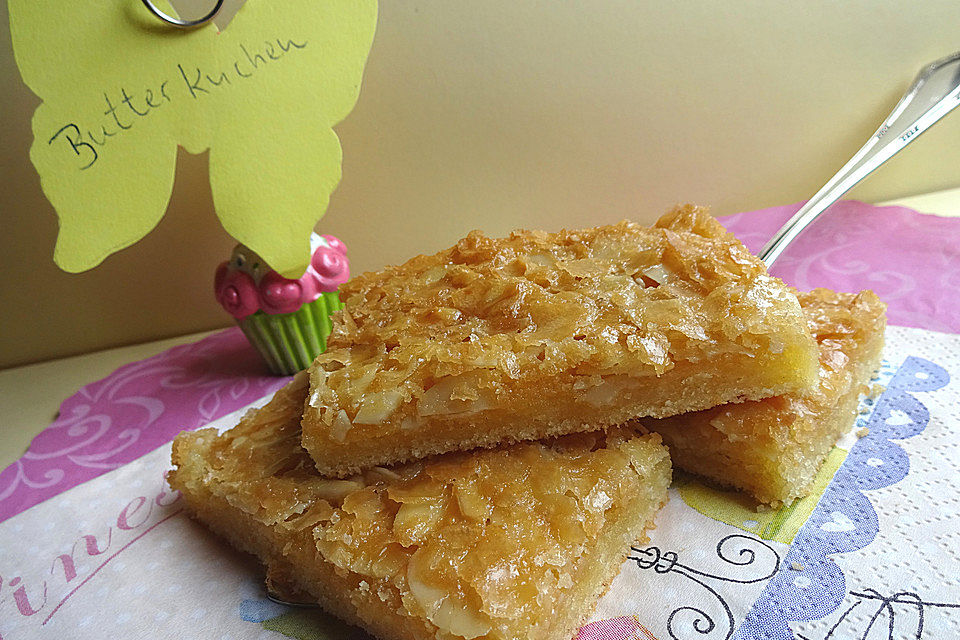 Butterkuchen ohne Hefeteig Butterkuchen ohne Hefeteig