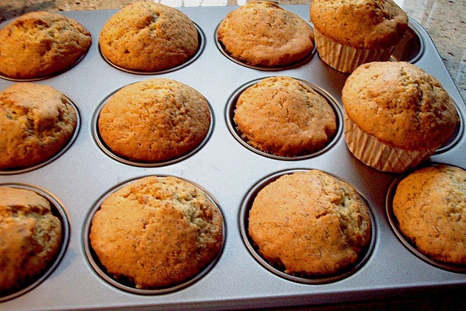 Eierlikör - Mohn - Muffins