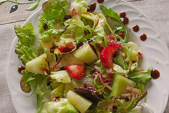 Blattsalat Mit Melone Von Myxintm Chefkoch