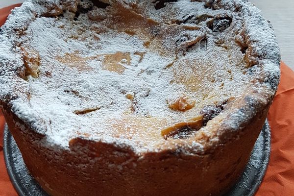 Apfelkuchen mit Sahne - Pudding - Guss von Kruemelchen26 | Chefkoch