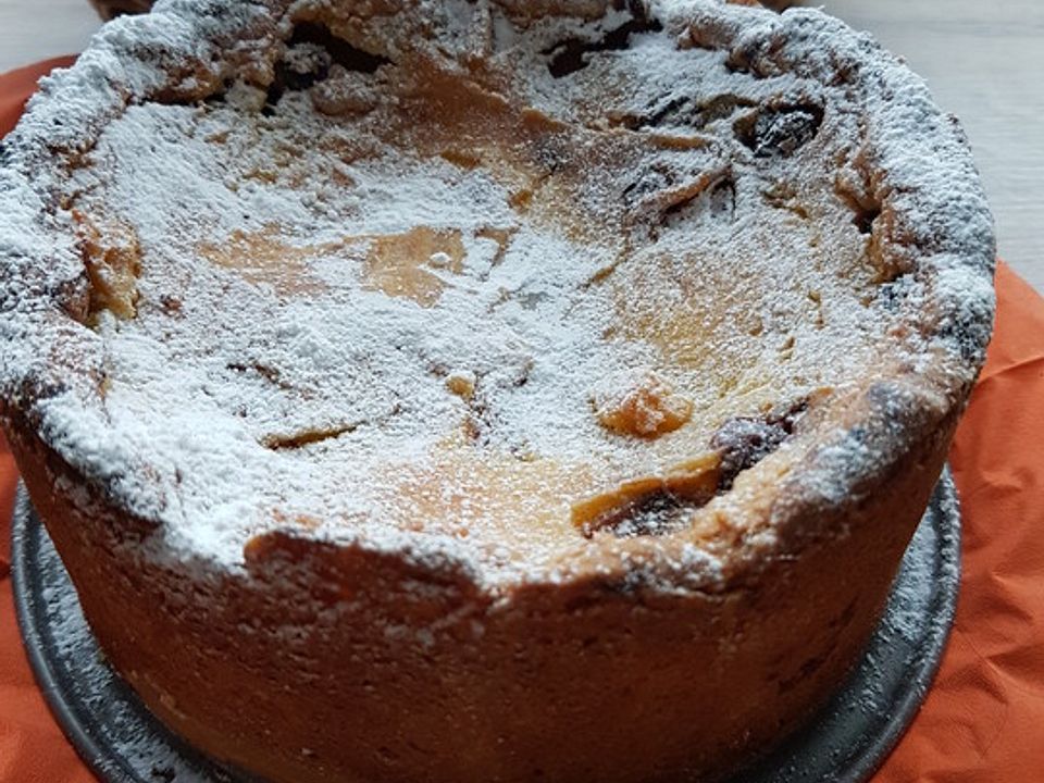 Apfelkuchen mit Sahne - Pudding - Guss von Kruemelchen26 | Chefkoch