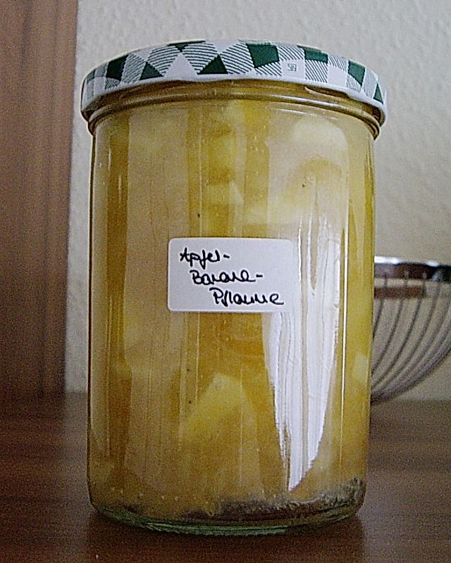 Apfel - Bananen - Pflaumenmarmelade