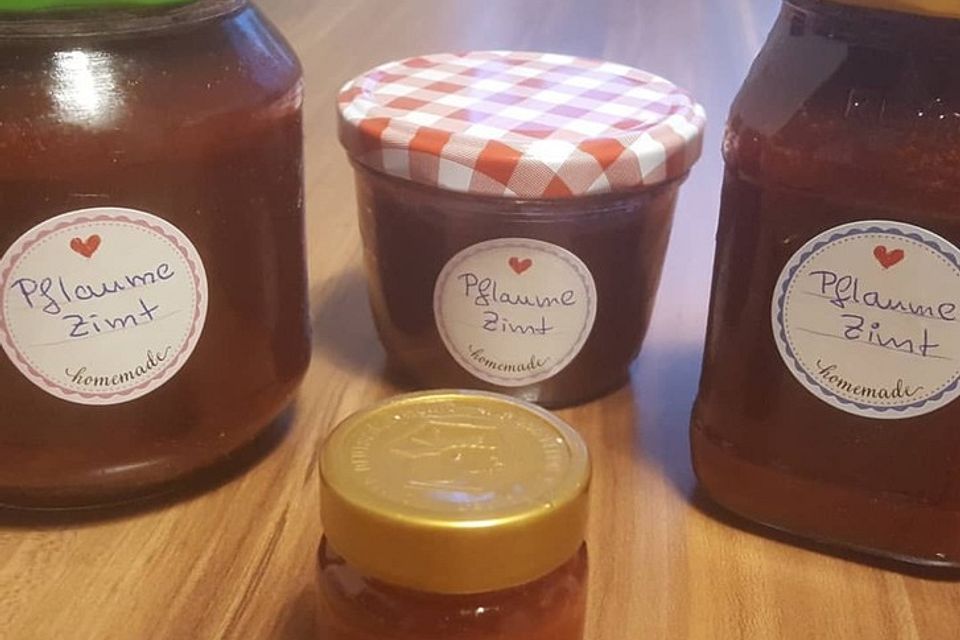 Pflaumen-Zimt-Marmelade