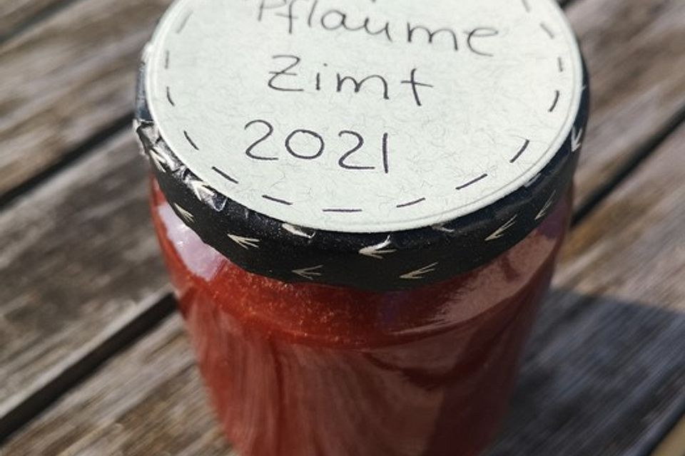 Pflaumen-Zimt-Marmelade