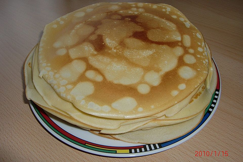 Sahnige Crepes