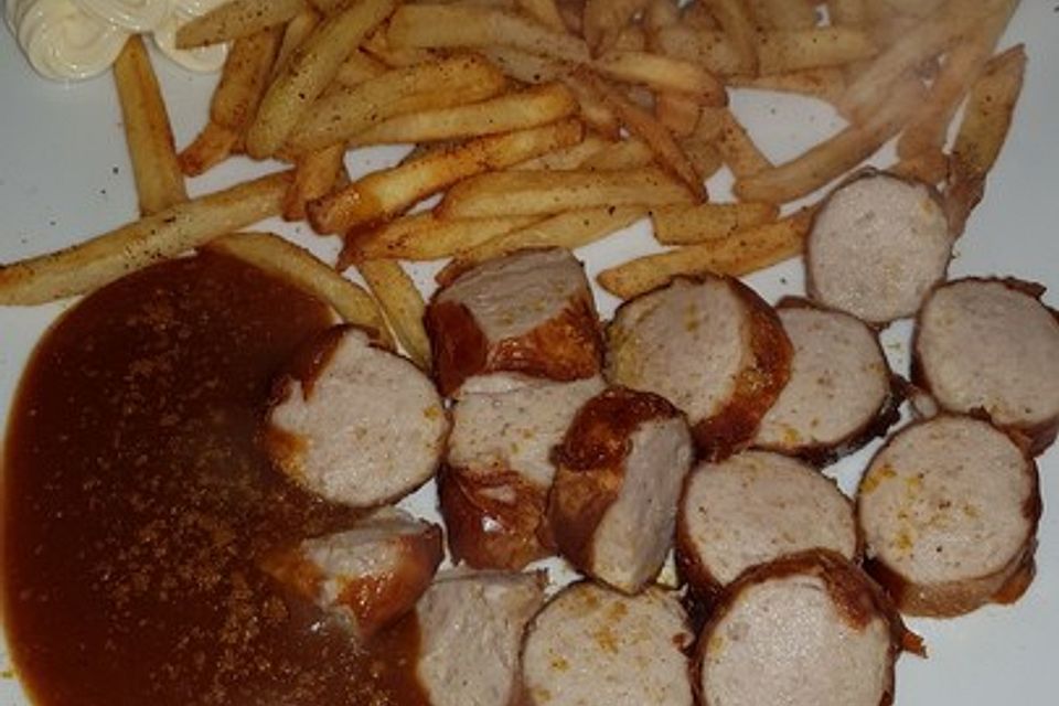 Currysauce zu Currywurst