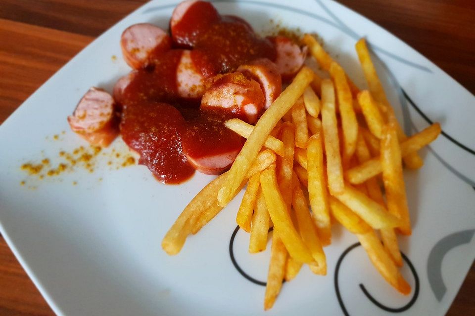 Currysauce zu Currywurst