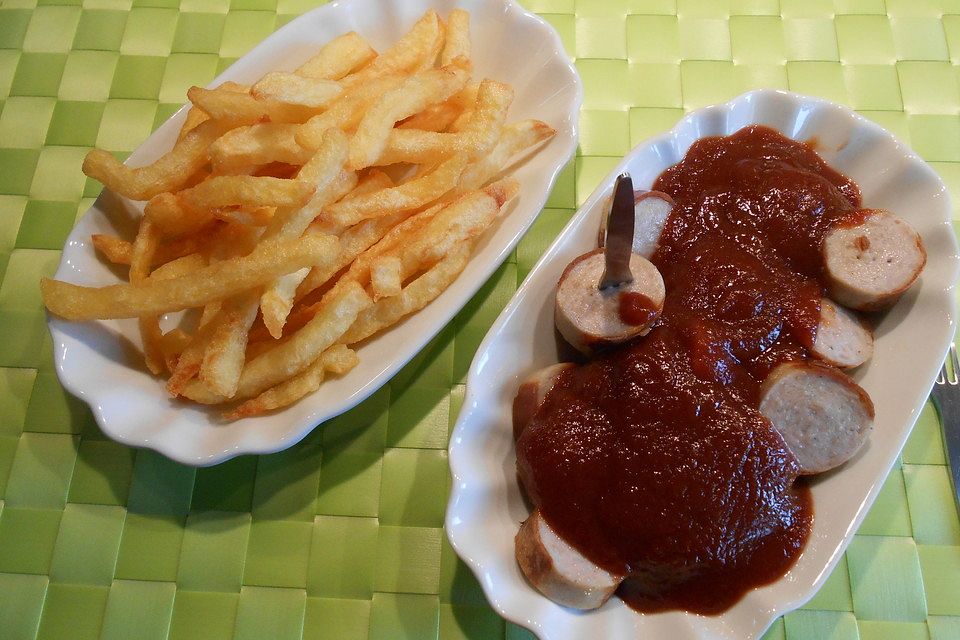 Currysauce zu Currywurst