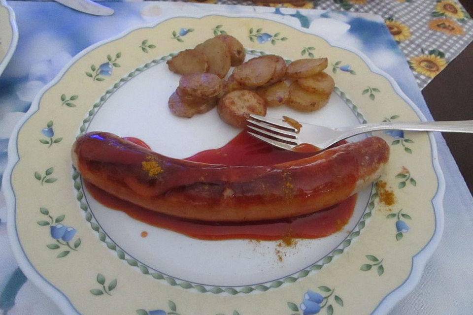 Currysauce zu Currywurst