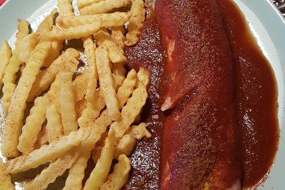 Currysauce zu Currywurst