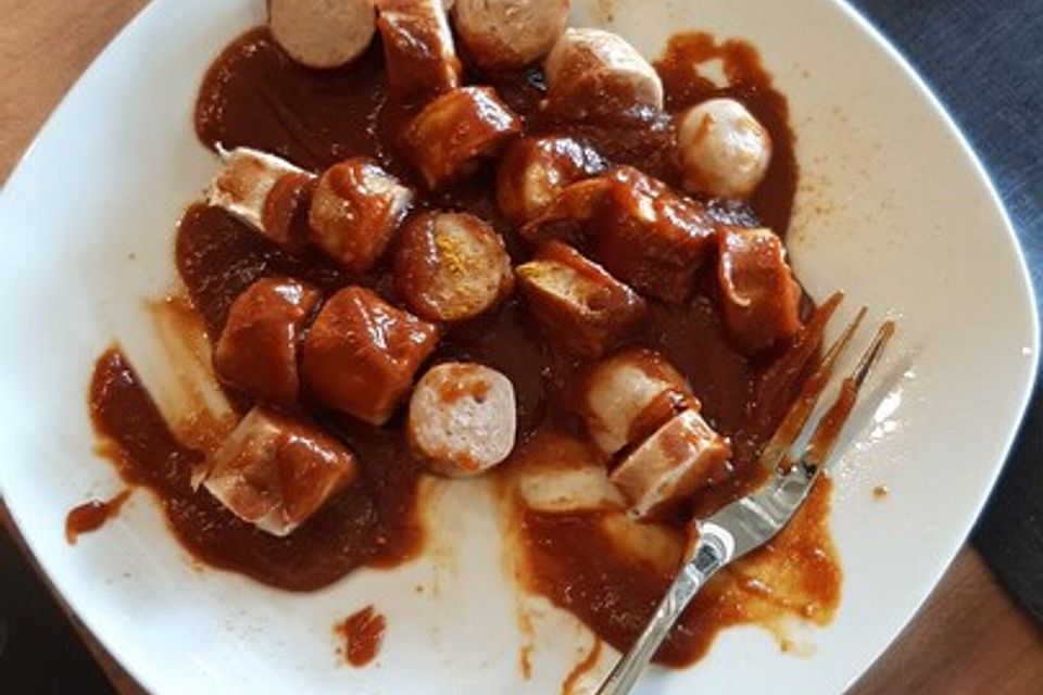 Currysauce zu Currywurst