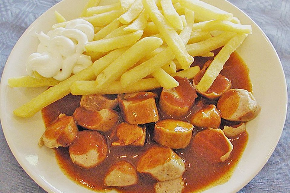 Currysauce zu Currywurst