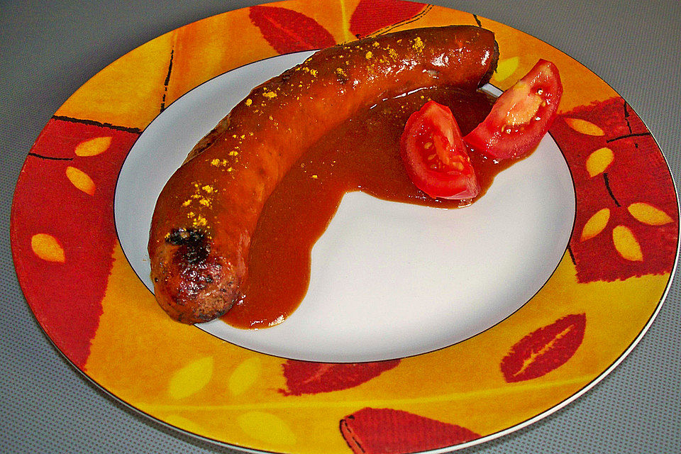 Currysauce zu Currywurst