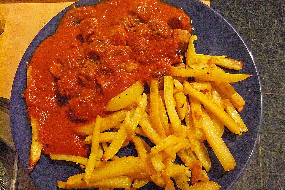 Currysauce zu Currywurst