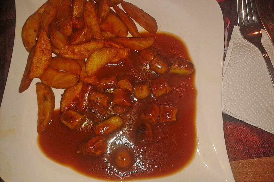 Currysauce zu Currywurst