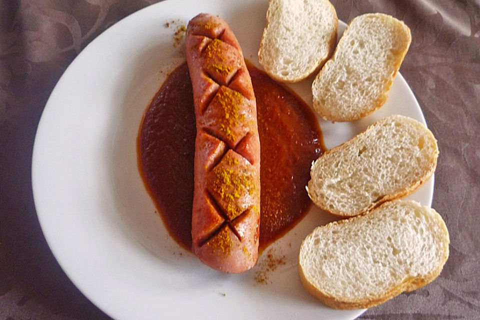 Currysauce zu Currywurst