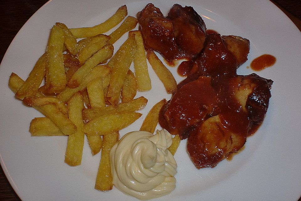 Currysauce zu Currywurst