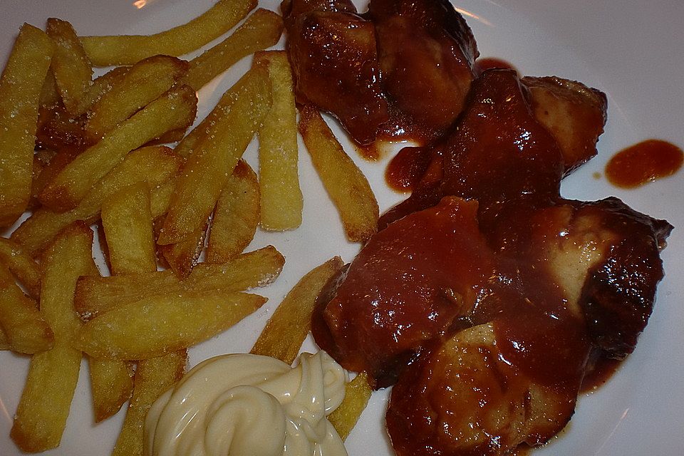 Currysauce zu Currywurst