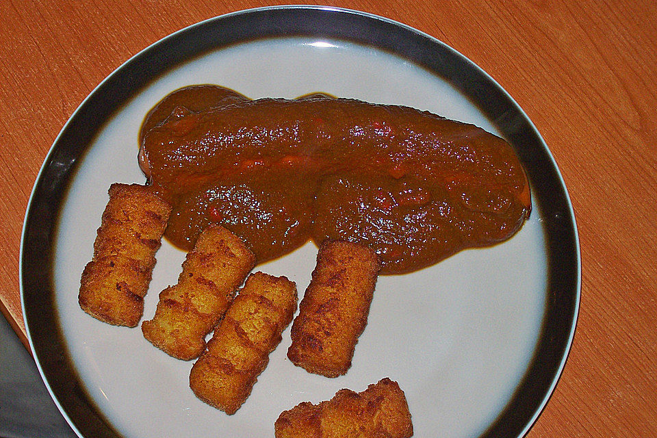 Currysauce zu Currywurst