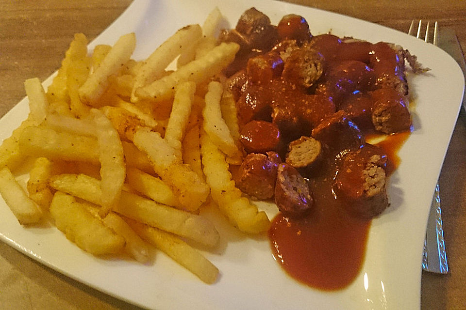 Currysauce zu Currywurst