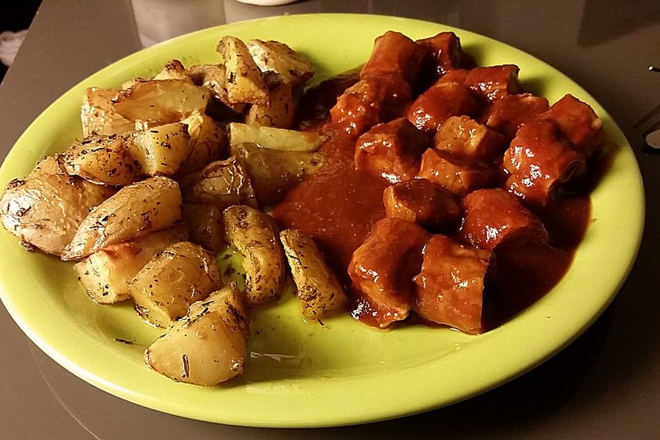 Currysauce zu Currywurst