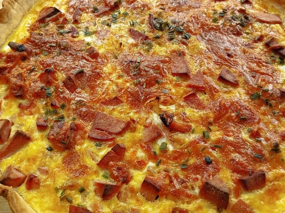 Saarländische Lyoner-Quiche von sunny081171| Chefkoch