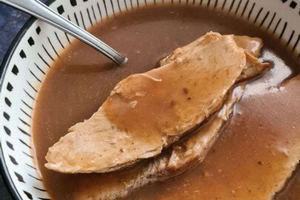 Bigis Schweinebraten mit  Pflaumenmus