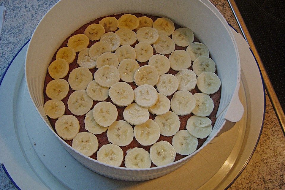 Schokobananentorte mit Vanillecreme