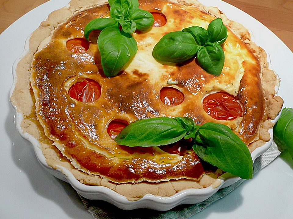 Tomaten - Ziegenkäse - Quiche von plumbum| Chefkoch