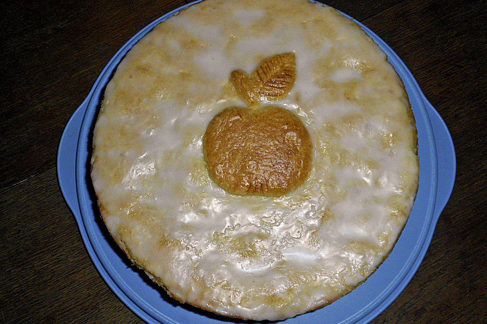 Gedeckter Apfelkuchen