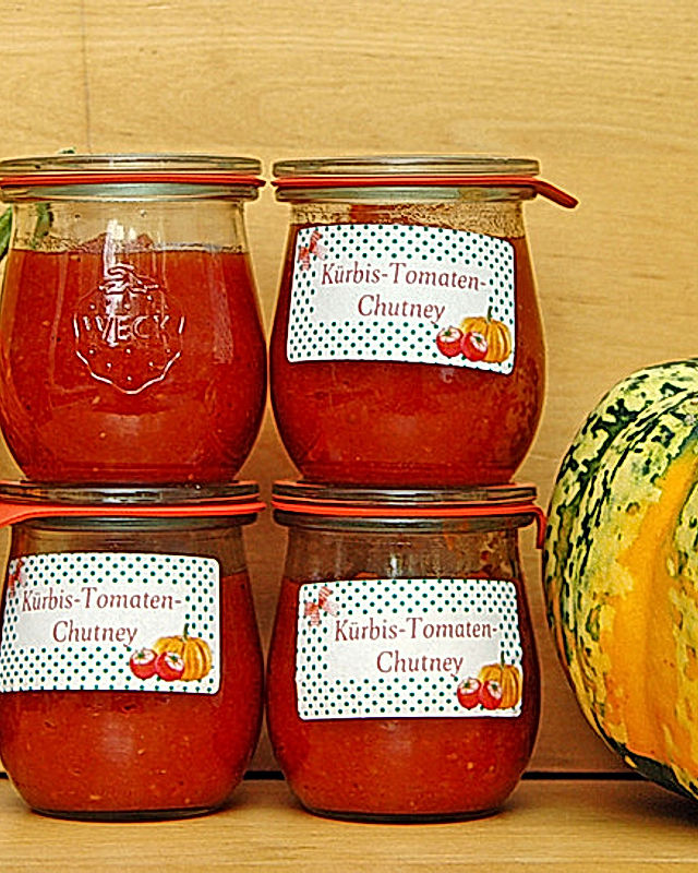 Kürbis - Tomaten - Chutney von Rosinenkind