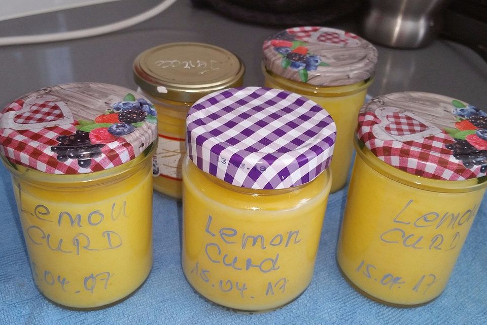 Einfacher Lemon Curd