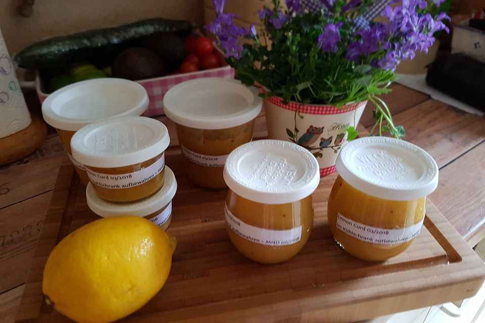 Einfacher Lemon Curd