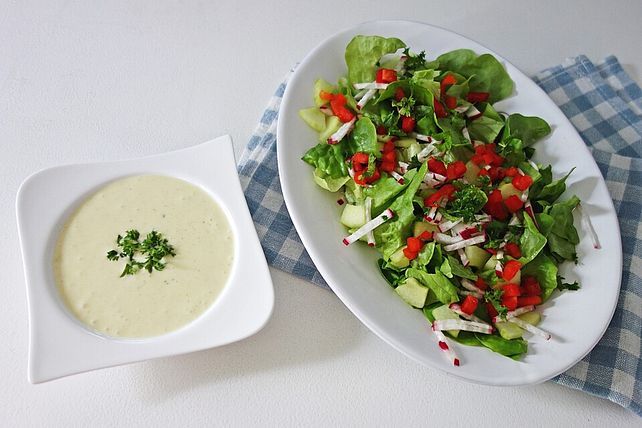 Sahnedressing für Kopfsalat von soko1| Chefkoch