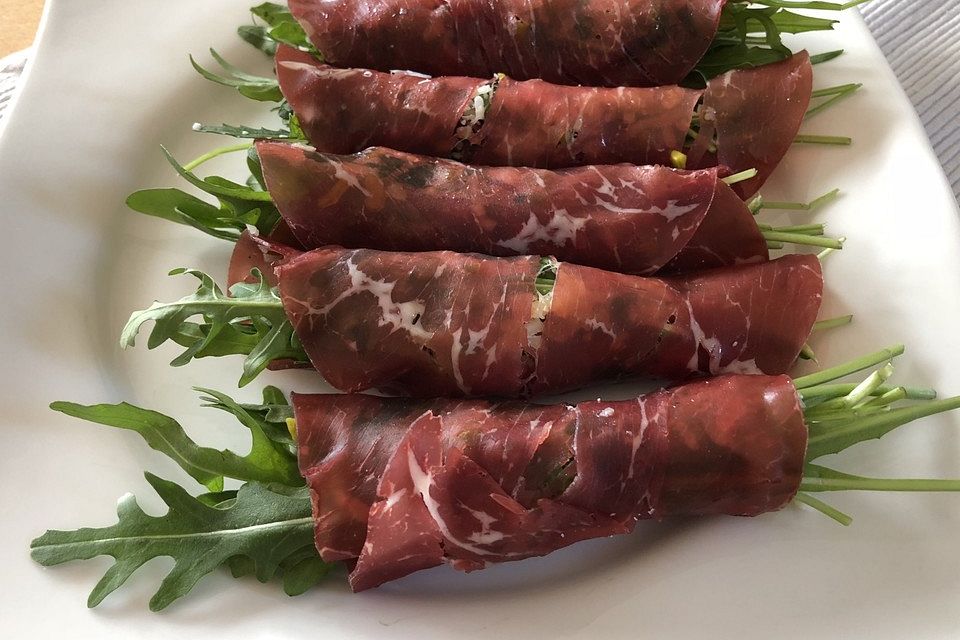 Bresaola - Rucola - Parmesan - Röllchen