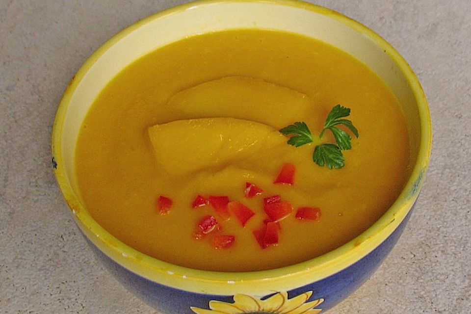 Mango-Möhren-Suppe