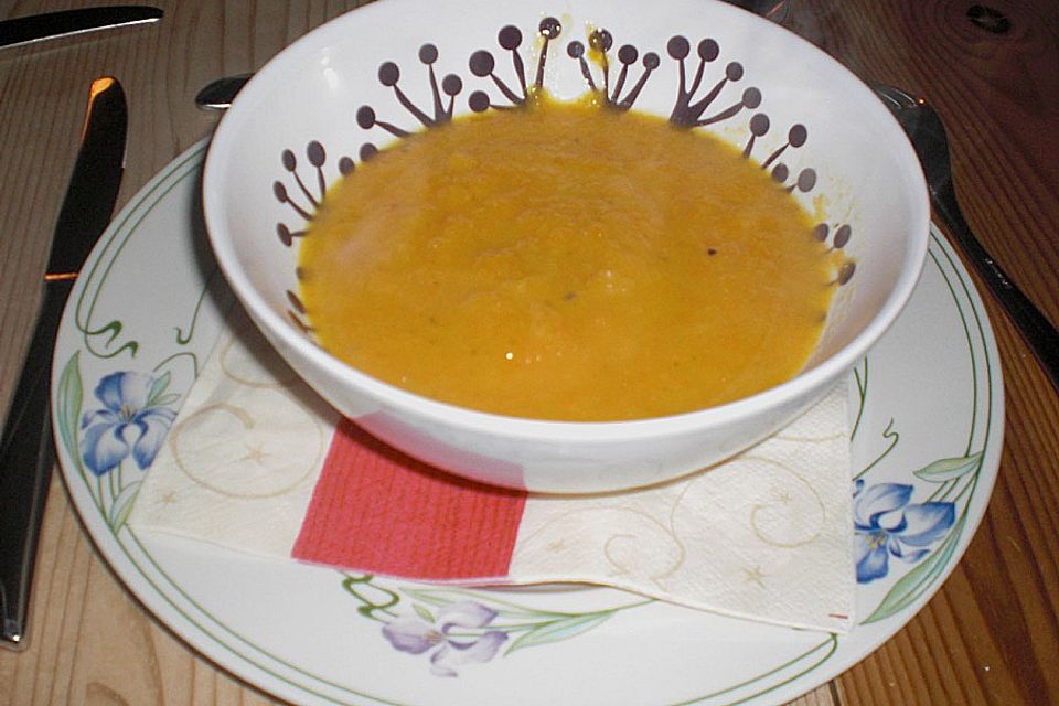 Mango-Möhren-Suppe