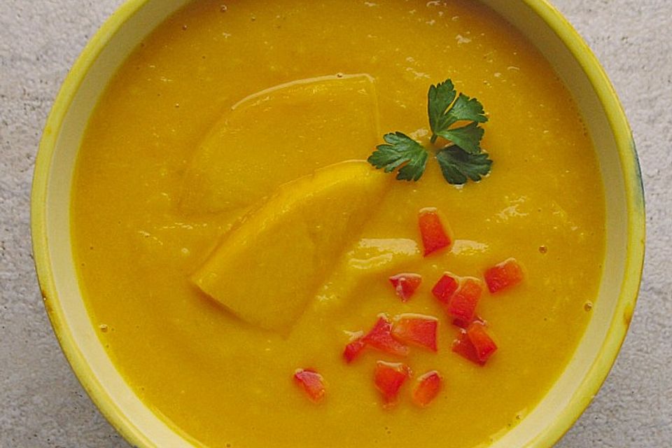 Mango-Möhren-Suppe