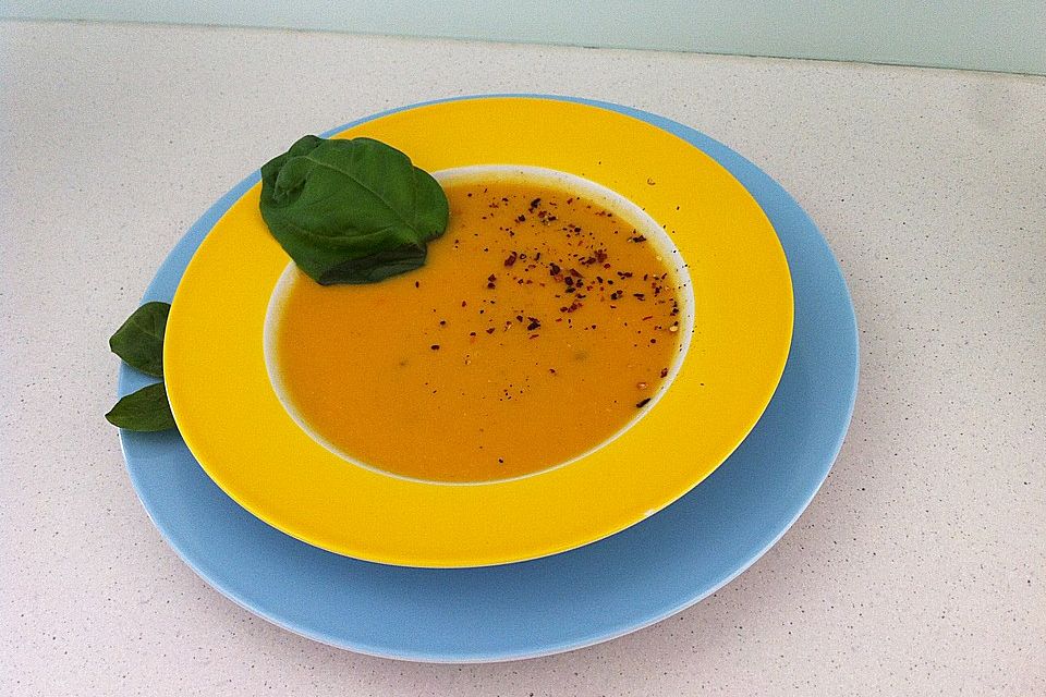 Mango-Möhren-Suppe