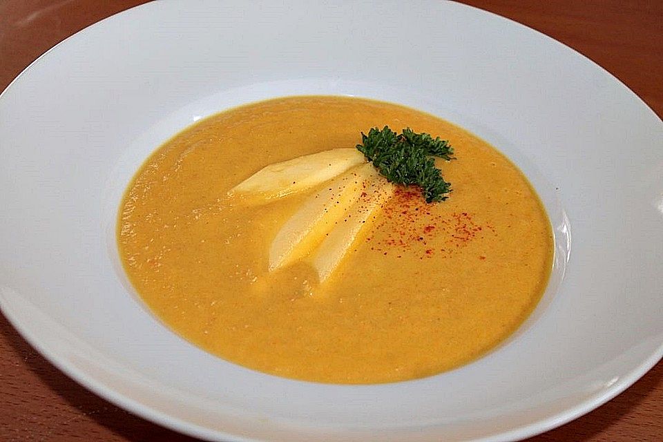 Mango-Möhren-Suppe