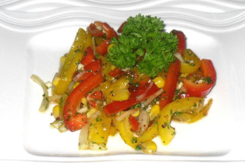 Mais - Paprika - Salat