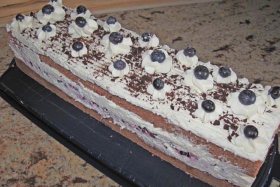 Uschis Blaubeer - Sahne - Schnitte