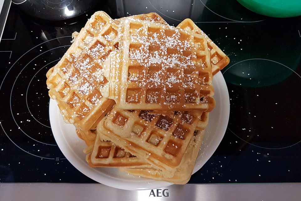 Waffelteig auf Vorrat