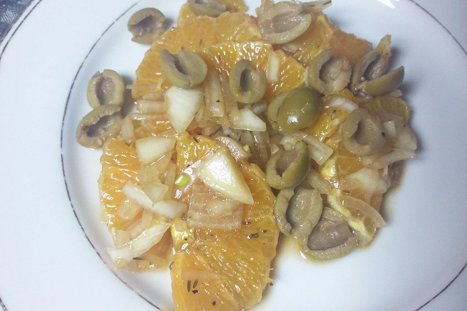 Orangensalat