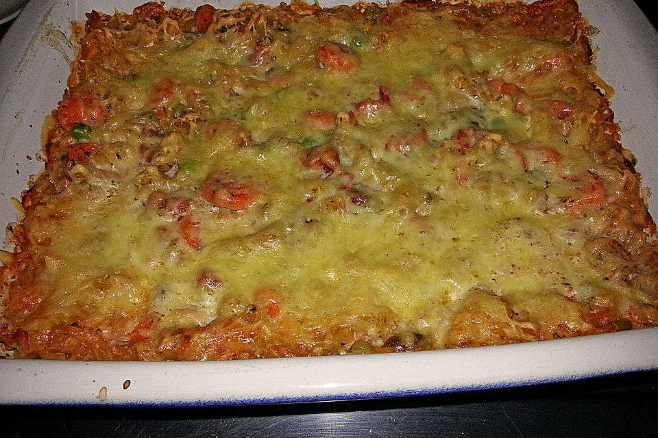 Nudel - Gemüse - Gratin