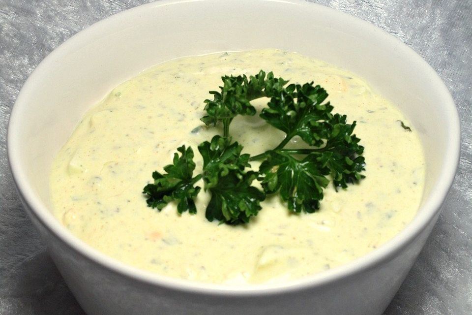 Fondue - Soße mit Ei