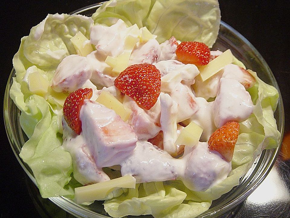 Erdbeersalat mit Emmentaler Käse von schorsch12| Chefkoch