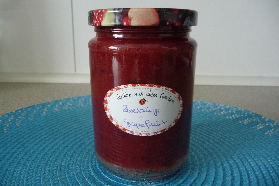 Italialadys Zwetschgen - Grapefruit - Marmelade